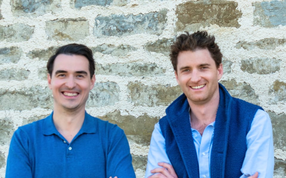 Tom Pope and Ciprian Diaconasu, co-founders of Adfin