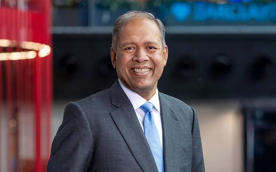 C. S. Venkatakrishnan, group chief executive of Barclays