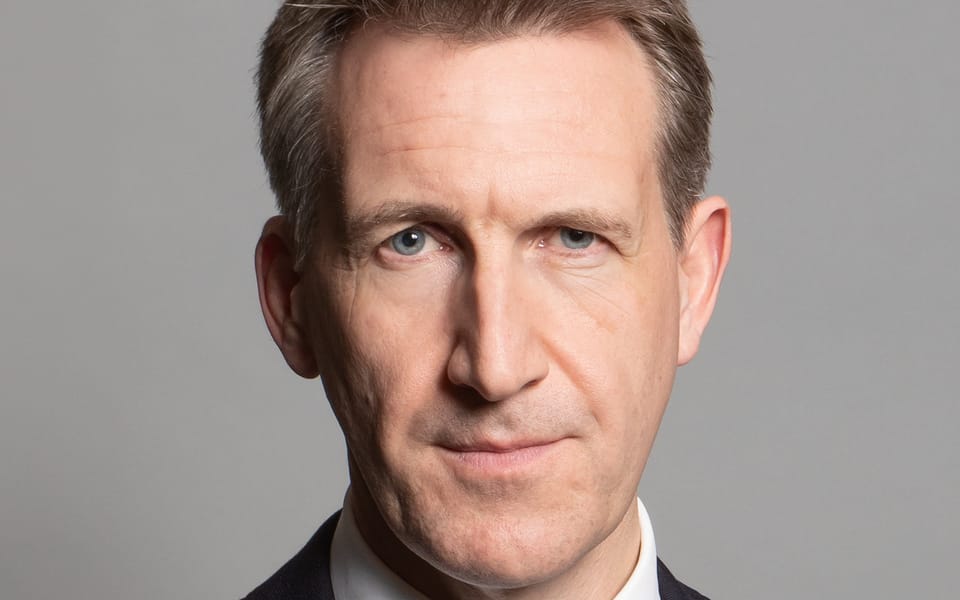 Dan Jarvis, security minister, official parliamentary portrait