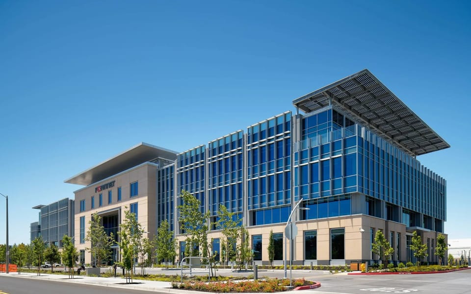 Fortinet's headquarters campus in Sunnyvale, California