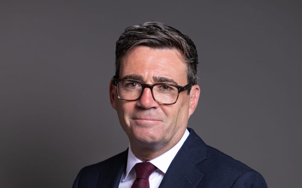 Andy Burnham, prime minister, official parliamentary portrait