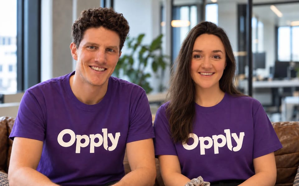 Martin Postel and Helen Murphy, co-founders of Opply