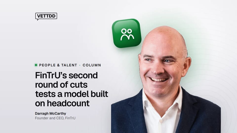 Darragh McCarthy, founder and chief executive of FinTrU