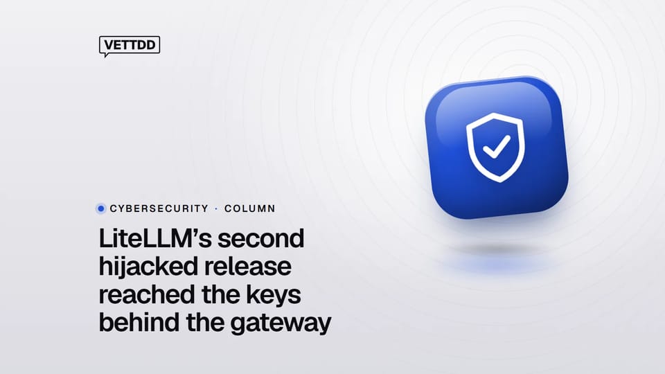 VETTDD card for Cybersecurity