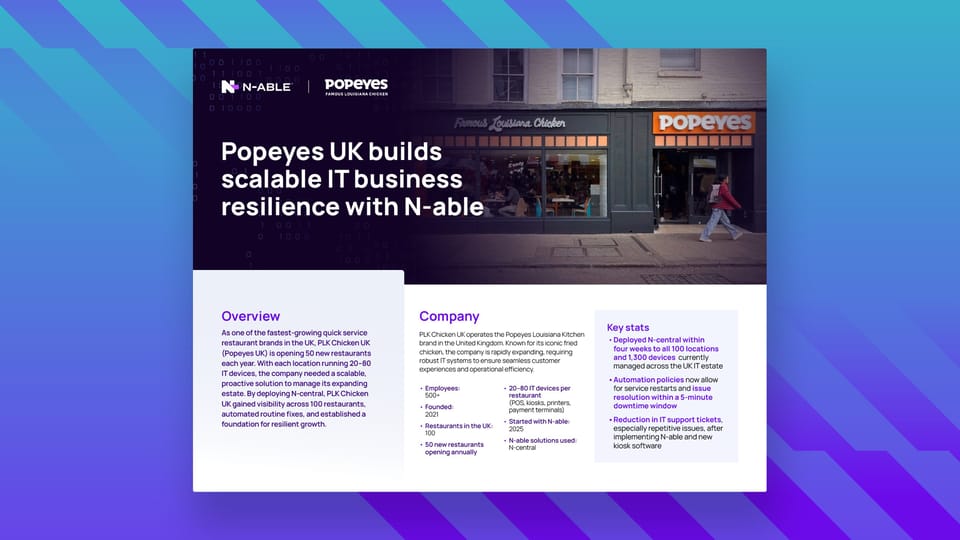 Popeyes UK case study