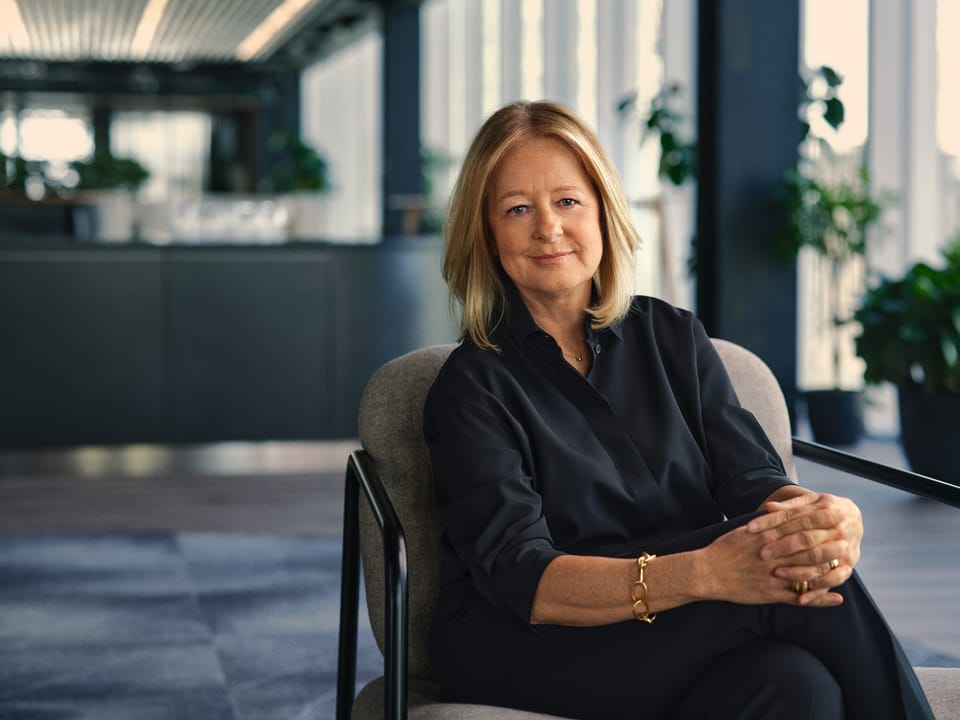 Allison Kirkby, chief executive of BT Group, seated in an office