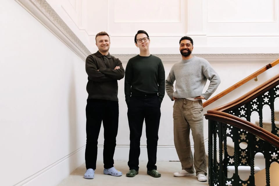 Overmind co-founders Sam Brunt, Akhat Rakishev and Tyler Edwards