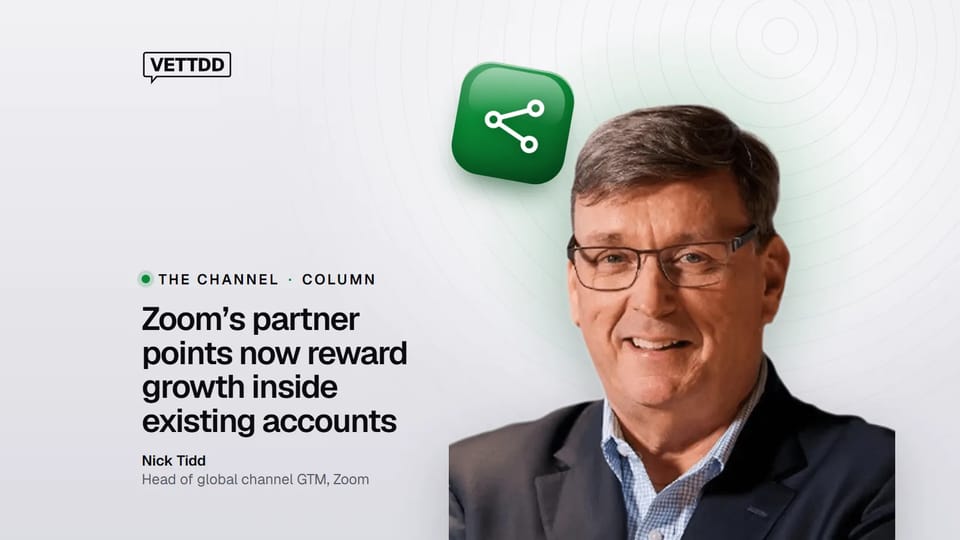 Nick Tidd, head of global channel go-to-market at Zoom