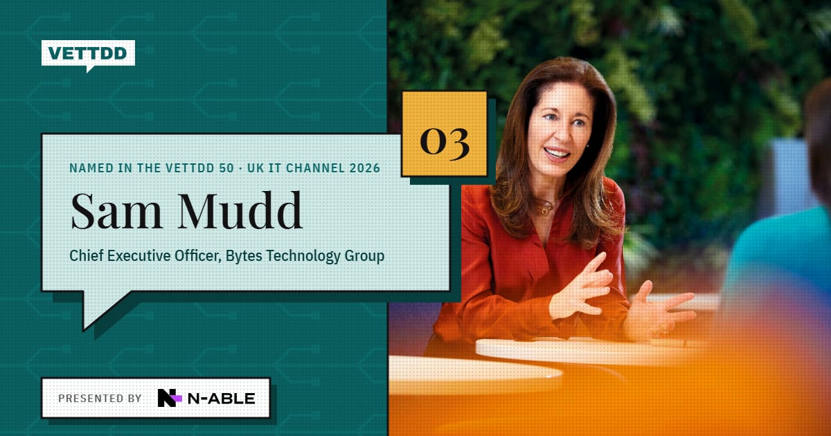Sam Mudd’s share card, presented by N-able