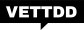 vettdd.com logo - Black and White