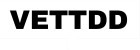 vettdd.com Logo - White and Black